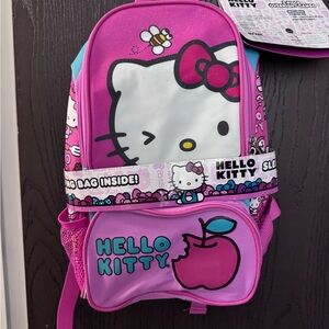 Hello Kitty Pink and Blue Kids Backpack